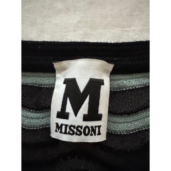 Missoni Scalloped Weave knit shirt sleeve sweater/top. - Picture 3 of 5